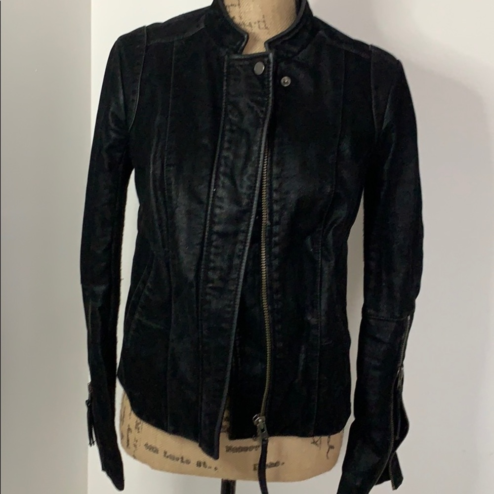 Leather like Free People jacket